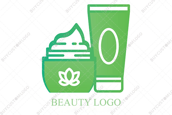 face cream and facewash logo