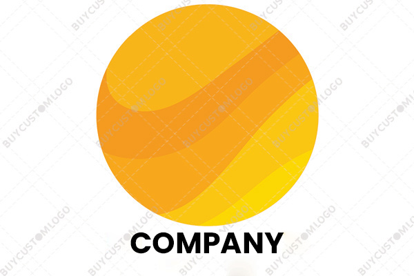 modified sun minimalistic logo