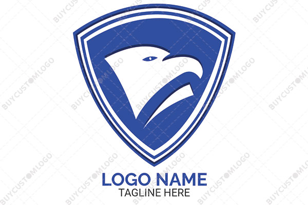eagle in a shield blue logo