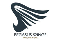 harp pegasus wing logo