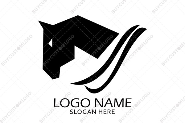 rigid black horse logo