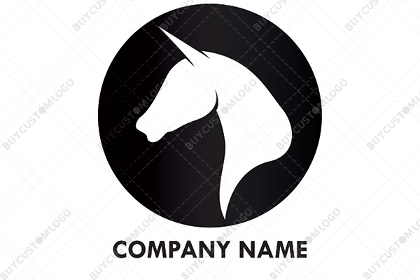 abstract unicorn logo