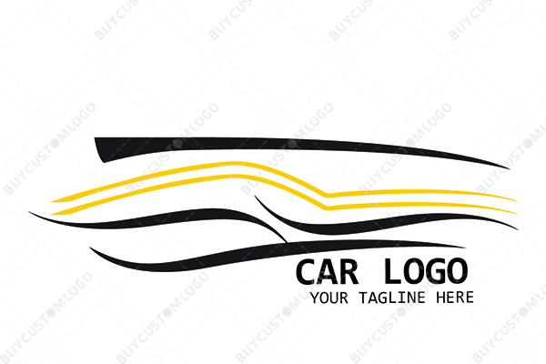 futuristic car logo