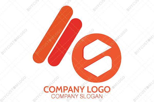 nuts and bolts letter s logo