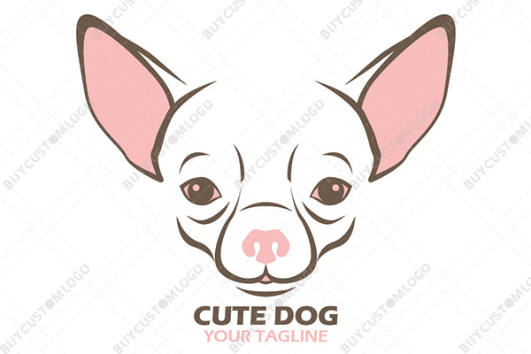 cute chihuahua dog logo