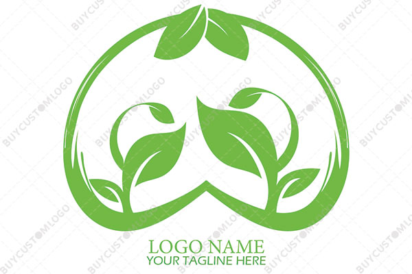 inverted heart stems logo