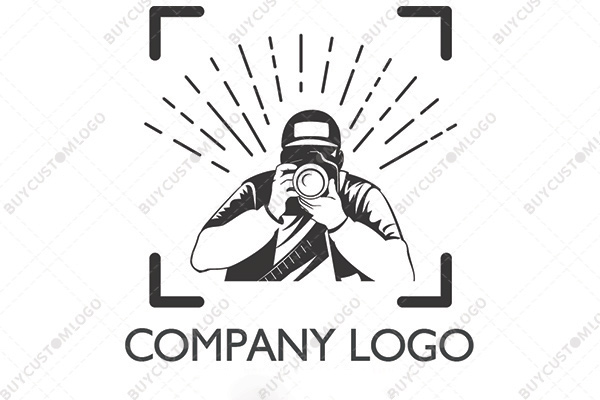 photographer and frame logo