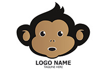 surprised monkey logo
