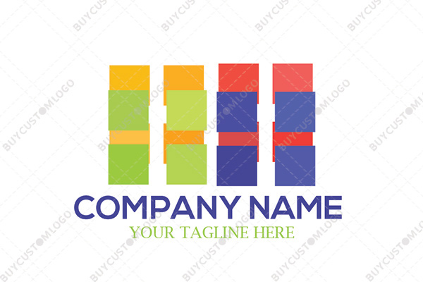 vibrant art gallery logo