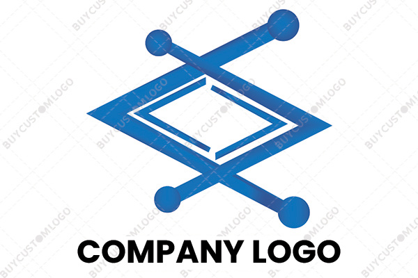 rectangle rhombus tech logo