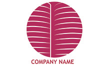 abstract eco friendly building logo