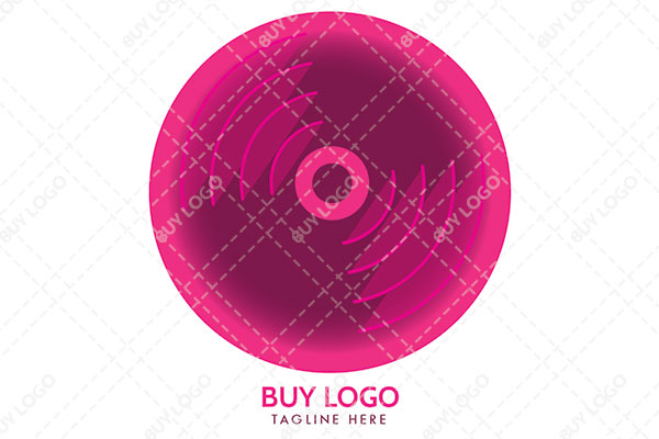 Circle Abstract of a Disc Logo