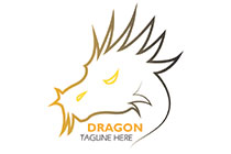 monoline drake dragon logo