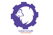 hedgehog in a gear logo