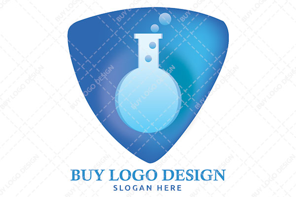 Blue Background with Florence Flask Logo