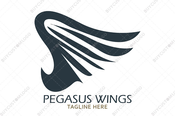 harp pegasus wing logo