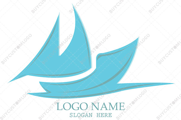 water dragon sailing boat logo