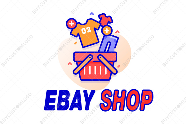 colourful clothes basket logo