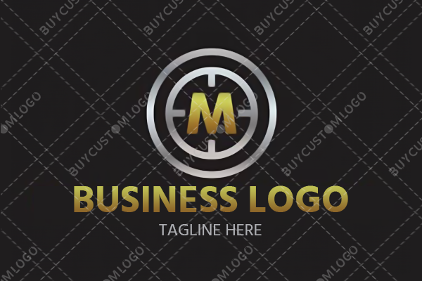 m letter target logo