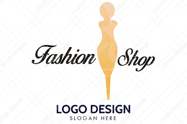 An Abstract of Female Mannequin Logo