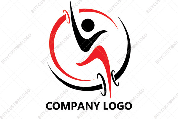 tick, sphere and seal abstract person logo