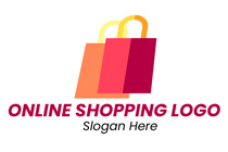 shopping bag lock logo