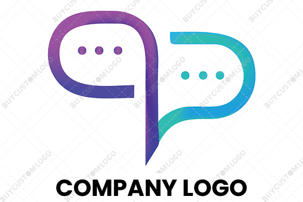 monoline plant messaging logo