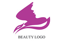 abstract phoenix with beauty face logo