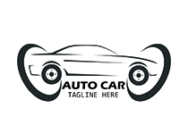 auto car cartoon eyes logo