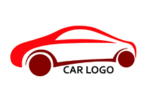red and maroon toy car logo