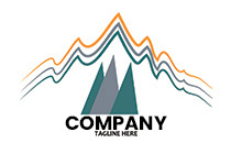 hill and mountains logo