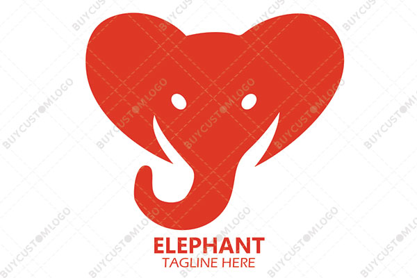 heart elephant logo
