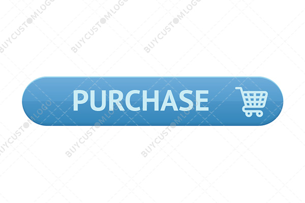 cylindrical blue shopping cart button