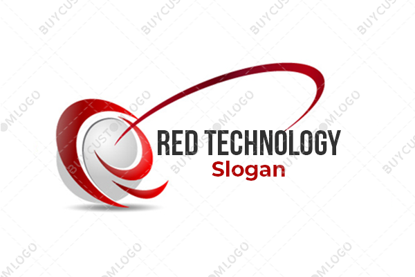 letters c and r RED TECHNOLOGY logo