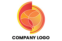 bifurcated circle messaging icon logo
