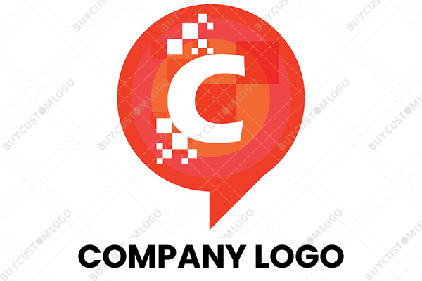 bullseye messaging icon logo