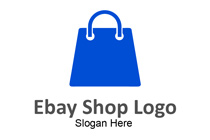 royal blue shopping bag logo
