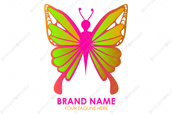 the lively and energetic butterfly logo