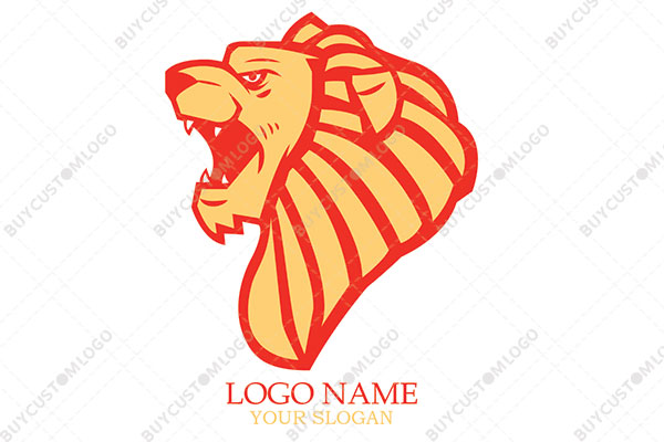 the raging lion logo
