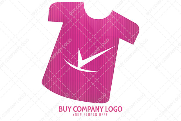 T-shirt with a Tick Symbol Logo