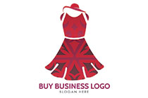 Abstract of a Frog Dress Logo