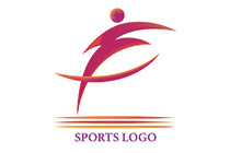 bolt running athlete logo