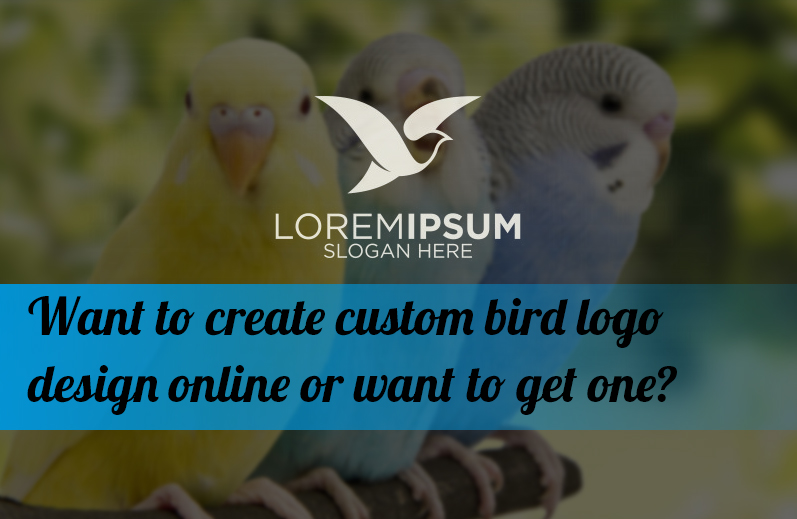 Want to create custom bird logo design online or want to get one?