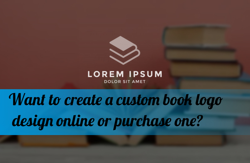 Want to create a custom book logo design online or purchase one?