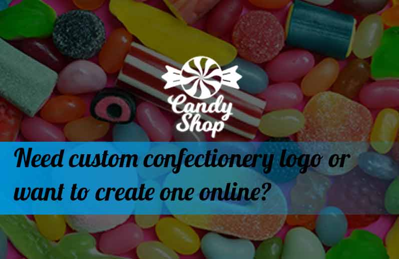 Need custom confectionery logo or want to create one online?