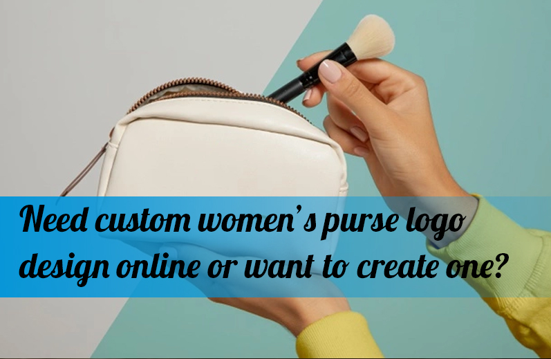 Need custom women’s purse logo design online or want to create one?